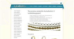 Desktop Screenshot of kultaoutlet.fi